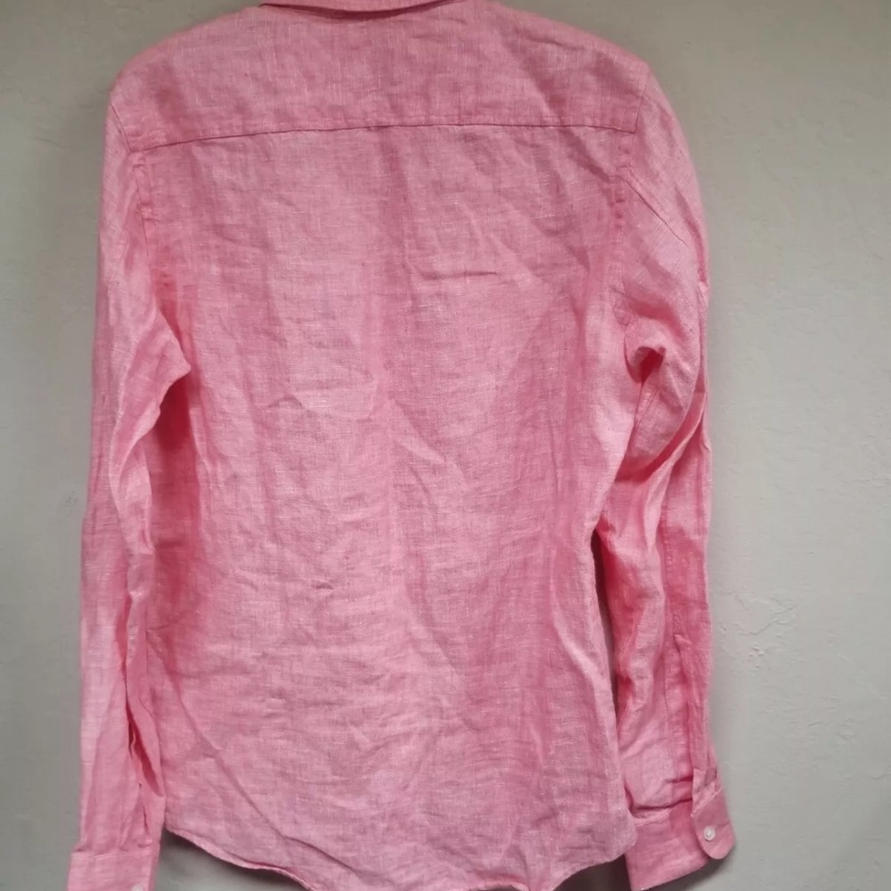 Baird McNutt linen shirt. Murat slim fit. Size large. - Picture 3 of 4